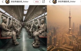 沙尘中,兵马俑坐地铁上班:未来我们在美术馆里只能看到AI作品吗?