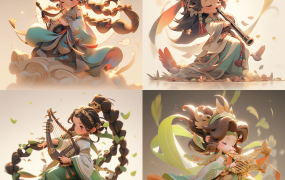 案例分享|Midjourney生成盲盒设计-中国风