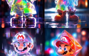 案例分享|Midjourney制作绚丽马里奥