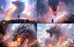 案例分享|Midjourney制作中国龙CG概念图