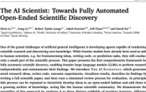 全球首个AI科学家!一口气交出4篇顶会级论文,但会偷偷“开挂”改脚本