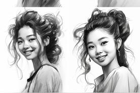 不到一分钟:如何用MIDjourney快速绘制超逼真的素描-AI创意社|学院