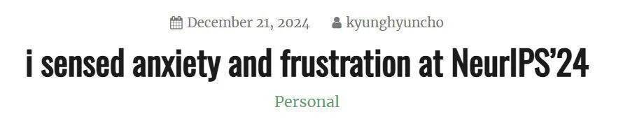 参加NeurIPS后，纽约大学教授体会到AI博士生的焦虑与挑战