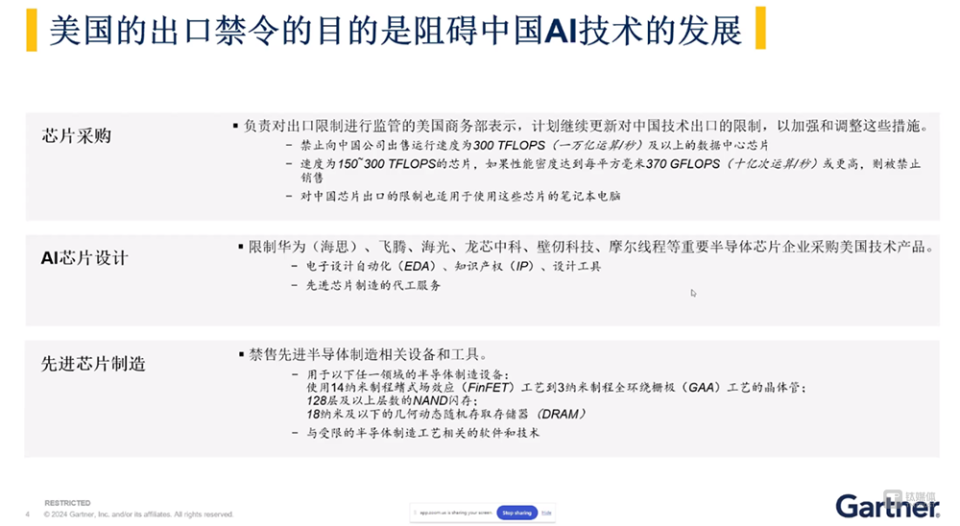 专访Gartner副总裁盛陵海:美国AI芯片管制升级对中国AI发展的影响分析|钛媒体AGI 专访Gartner副总裁盛陵海:美国AI芯片管制升级对中国AI发展的影响分析|钛媒体AGI