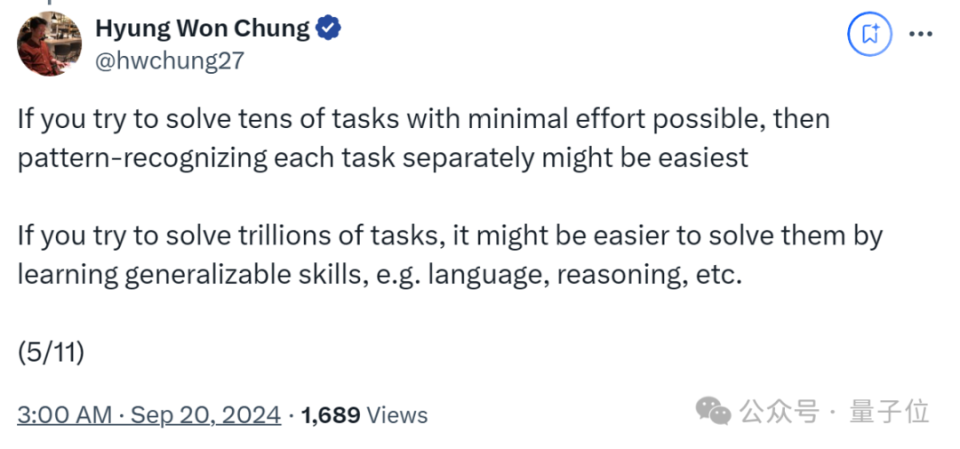 o1核心作者分享：激励AI自主学习胜于逐项教学