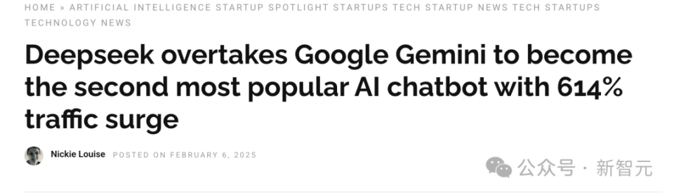 DeepSeek流量超越Gemini登顶全球第二，马斯克携xAI更强模型发起挑战