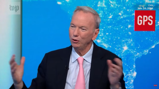 前谷歌CEO预测：中国将引领AI未来发展