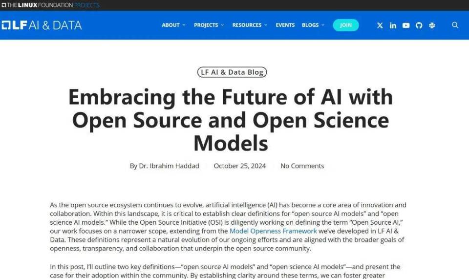 权威发布AI开源标准1.0版：Llama不再被视作开源