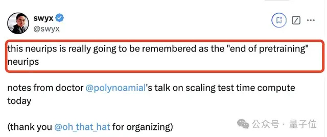 OpenAI支持Ilya预训练终结论：“但Scaling Law依然有效